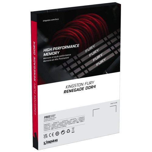 Модуль памяти Kingston DRAM 8GB 3600MHz DDR4 CL16 DIMM FURY Renegade Black EAN: 740617322569